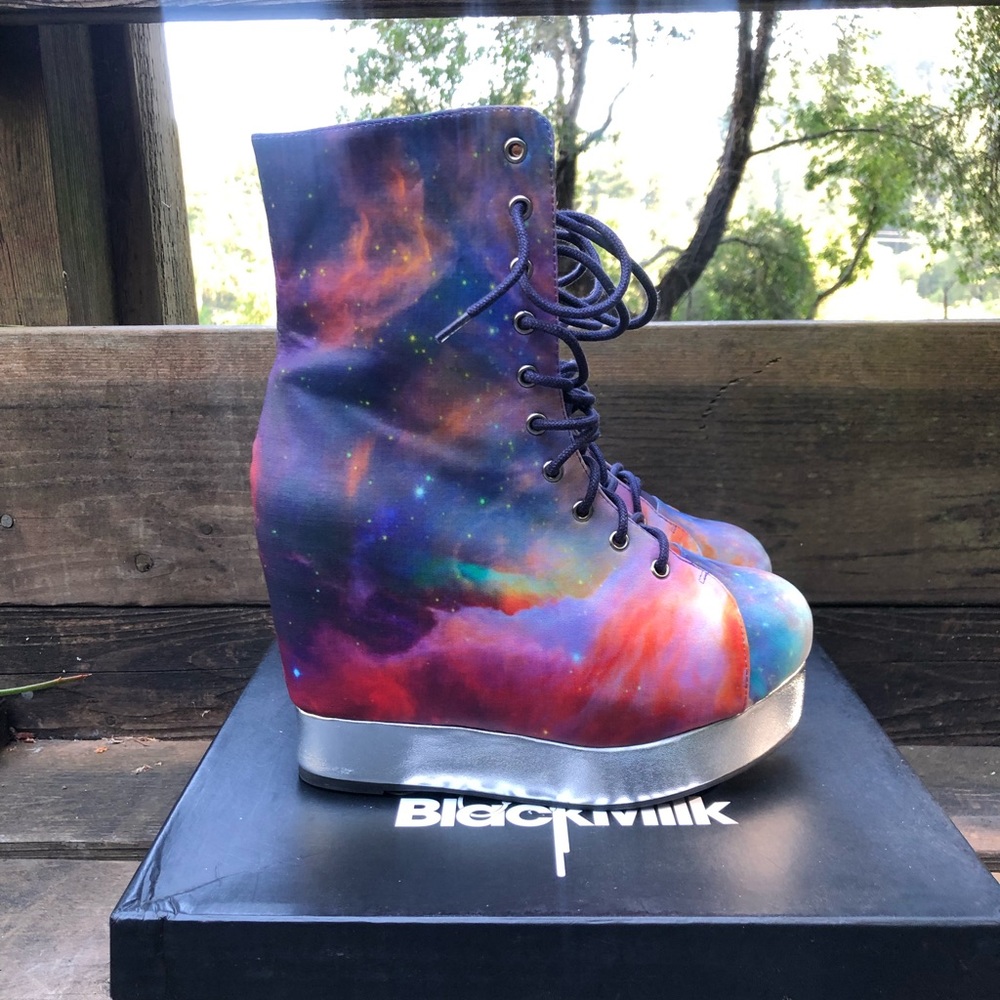 Jeffrey Campbell X BlackMilk Back-off Boot